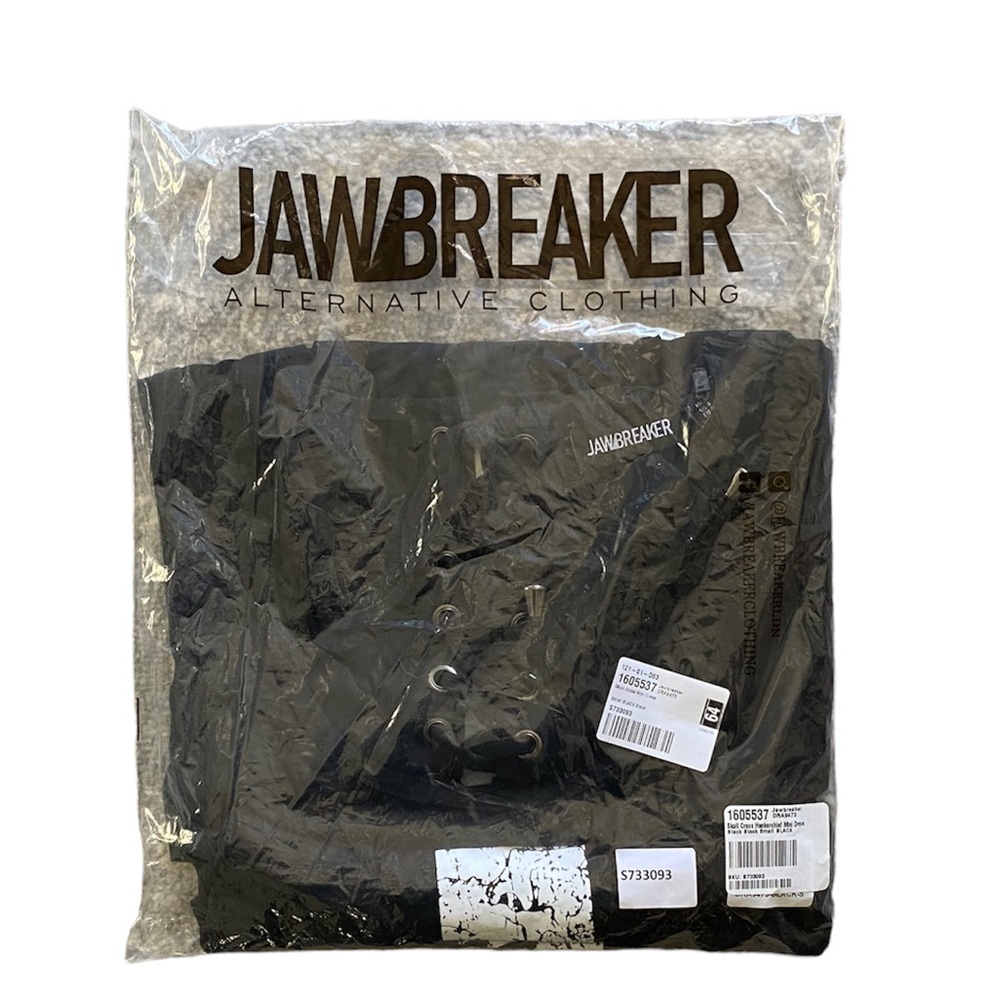 NWT’s Jawbreaker lace up graphic skull Y2K dress - Picture 7 of 7